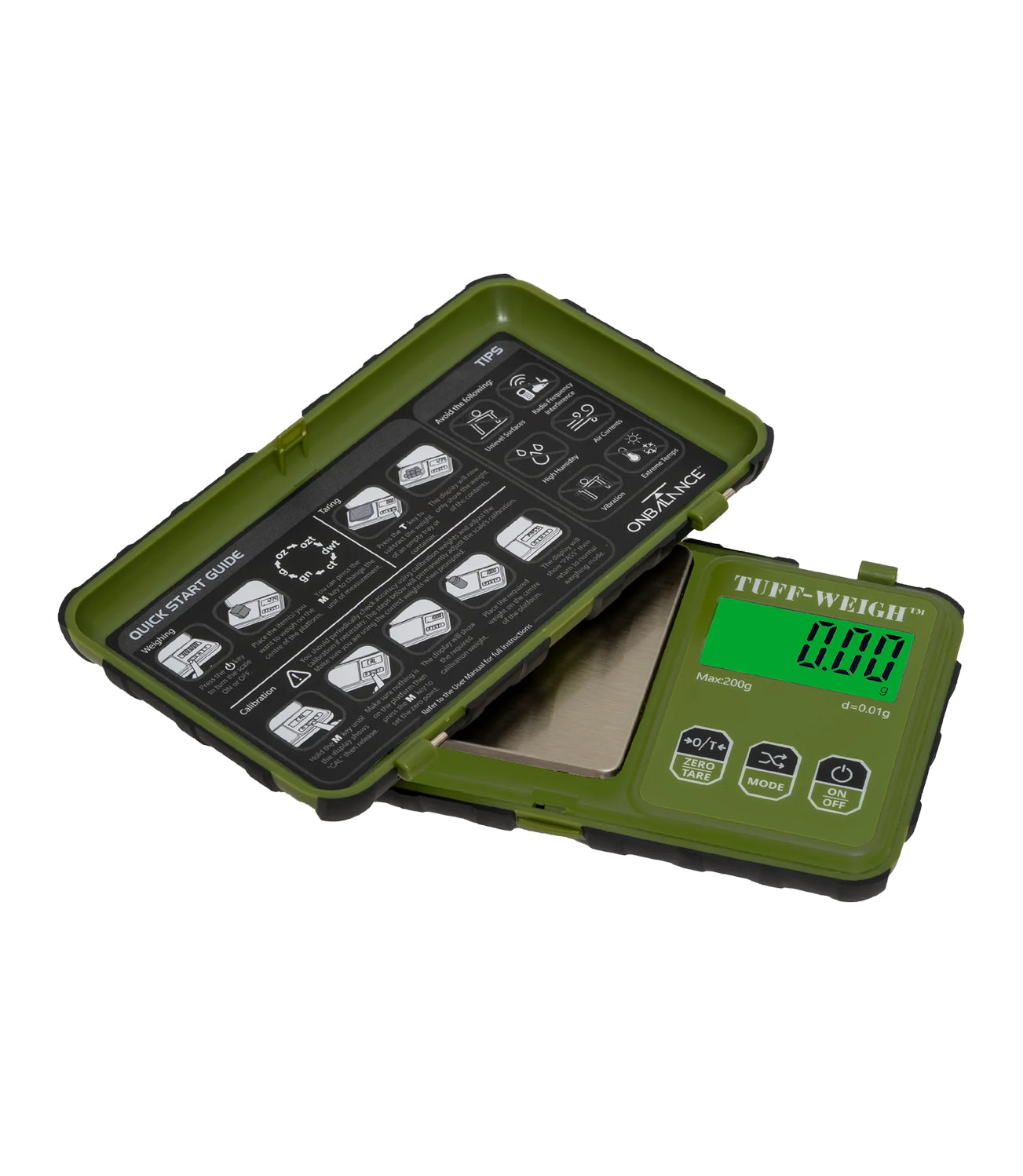 On Balance Tuff-Weigh Digital Mini Scale 200g x 0.01g