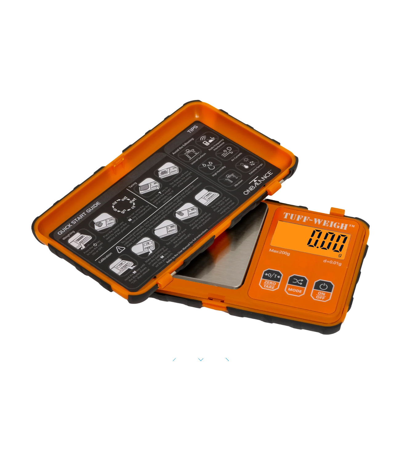 On Balance Tuff-Weigh Digital Mini Scale 200g x 0.01g