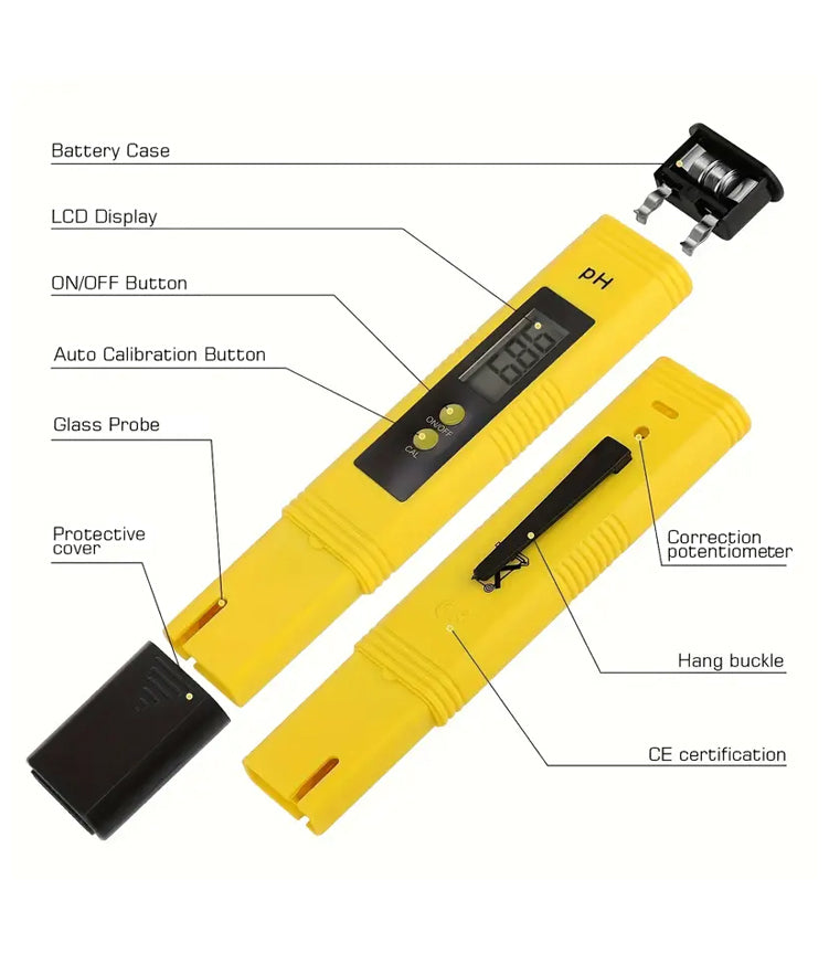 pH Pen & Temperature Meter