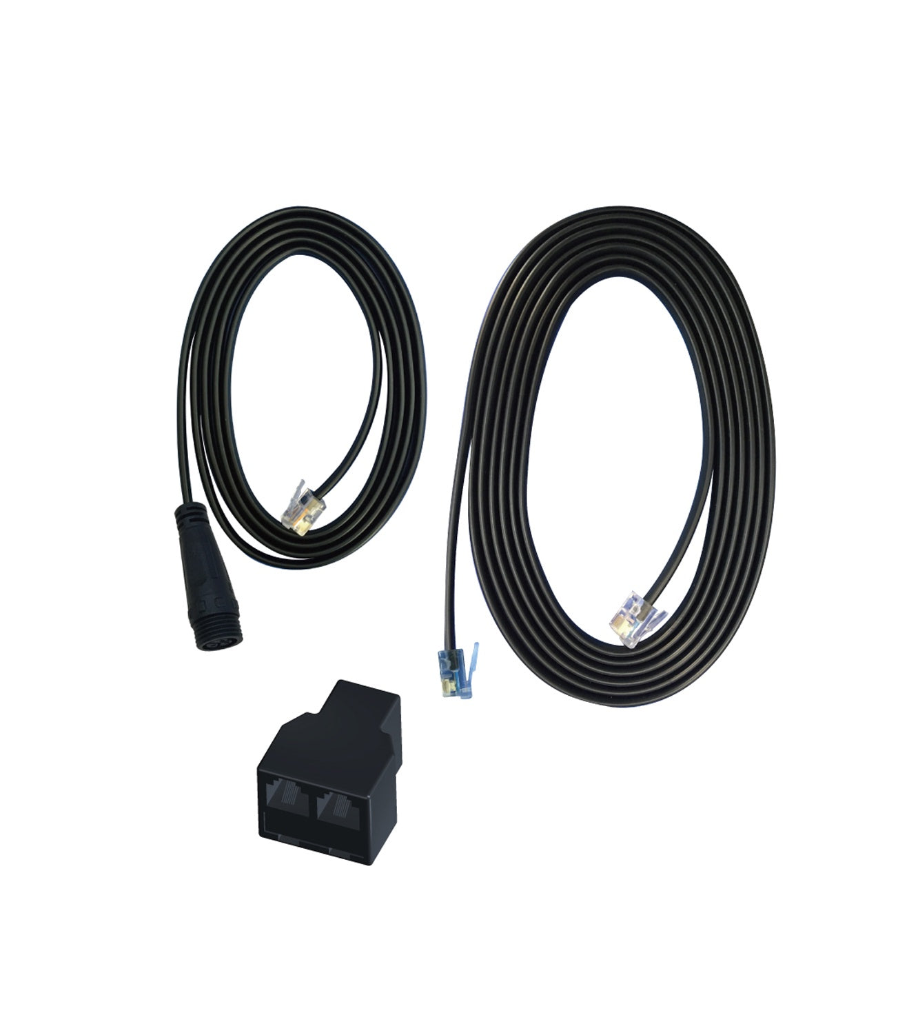 TrolMaster Hydro-X RJ12 to Threaded Waterproof 3 Pin Connector Cable ECS-3