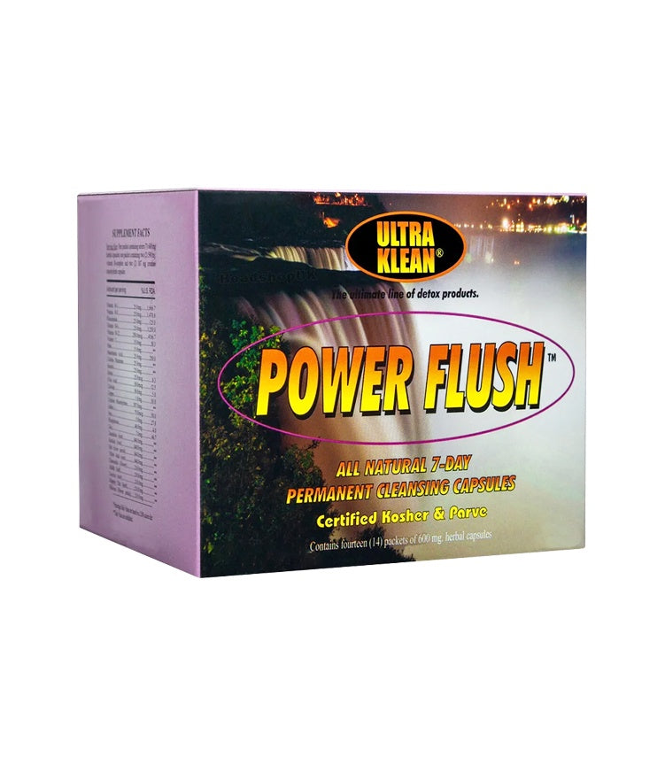 Ultra Klean Power Flush Permanent Cleansing Capsules 14 x 600mg