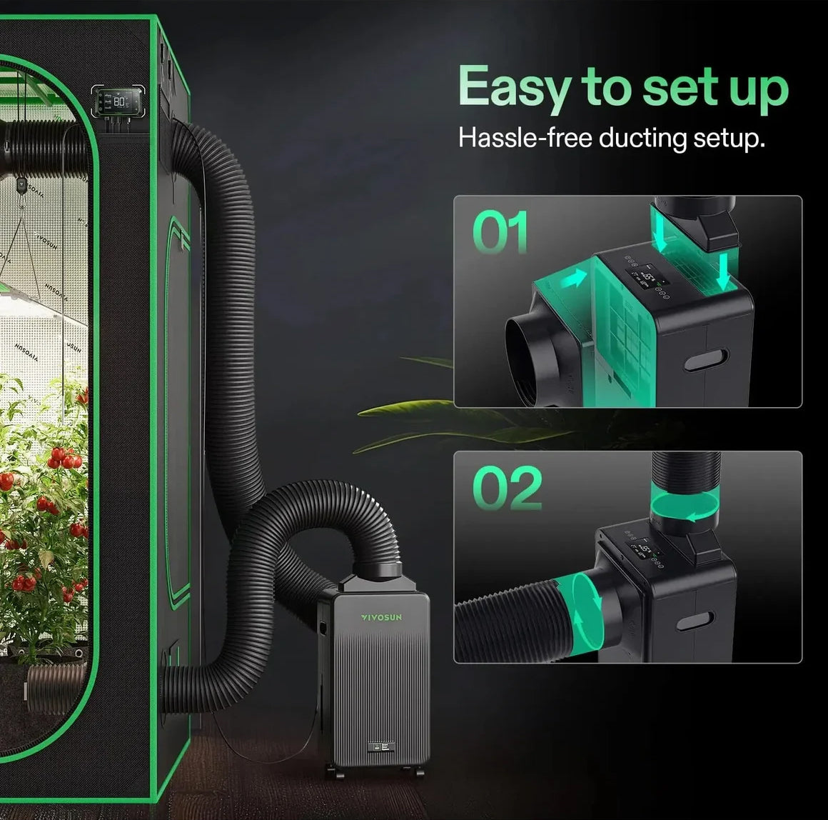 Vivosun Aerodrain D12 Dehumidifier