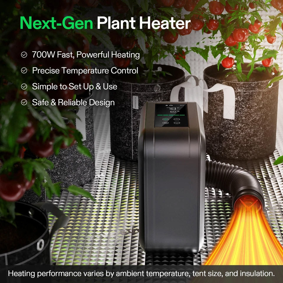 AeroFlux Smart Grow Tent Heater with VPD Control 700W