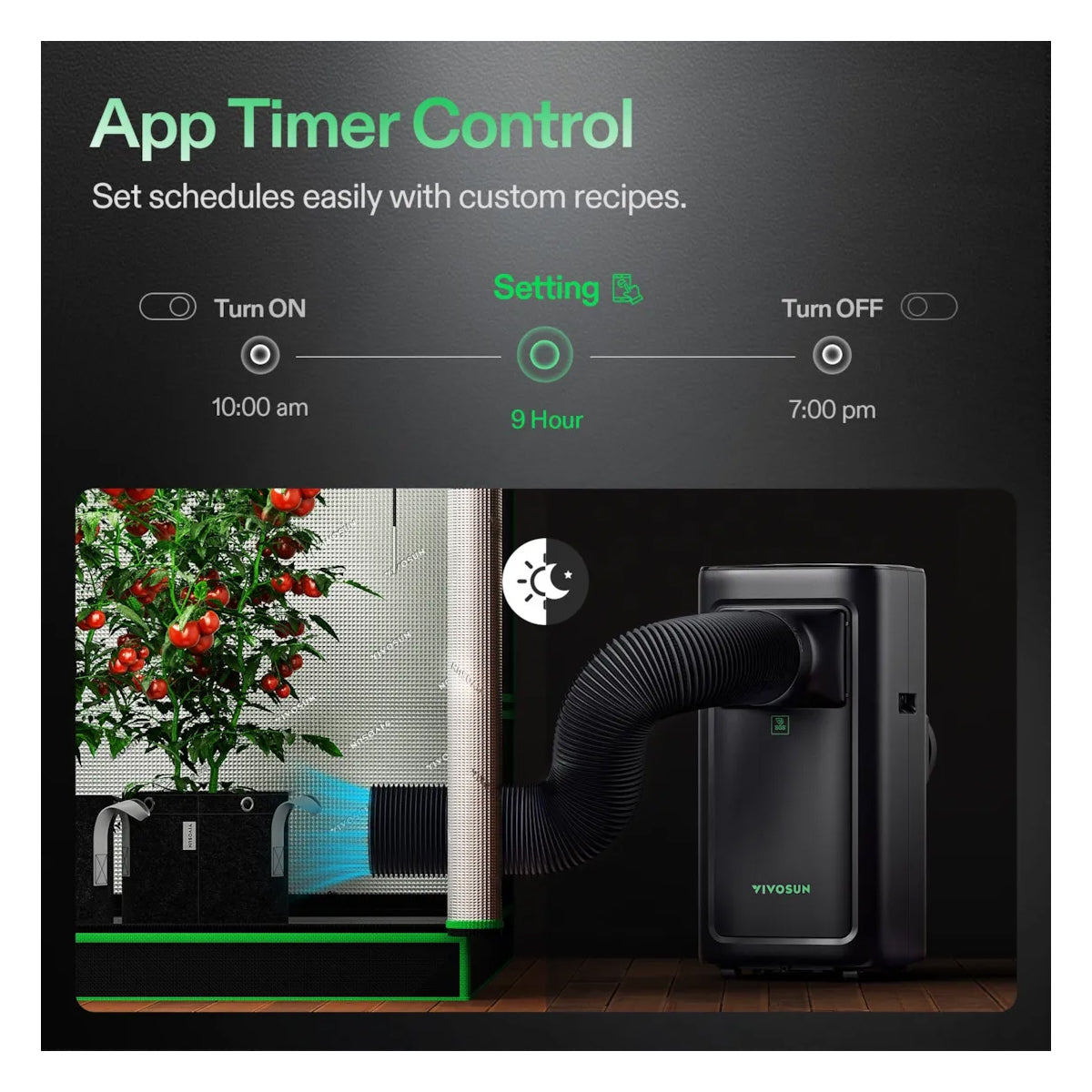 Vivosun Aerolush CO8 Intelligent Air Conditioner