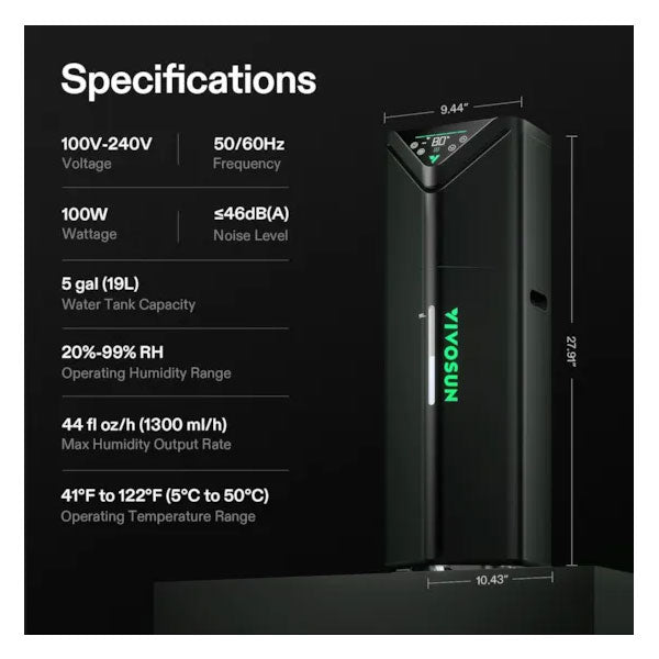 Vivosun Aerostream H19 Humidifier