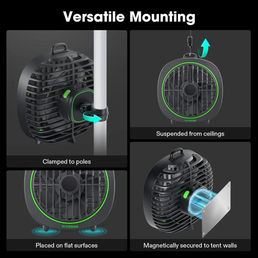 Vivosun Aerowave D4 Clip Fan 4 Inch