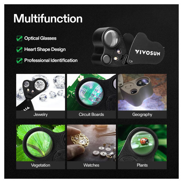 Vivosun Jewelers Loupe Magnifier