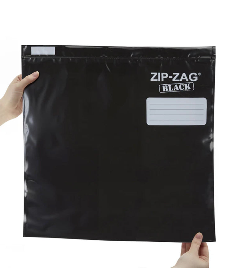 Zip-Zag Black Storage Bags