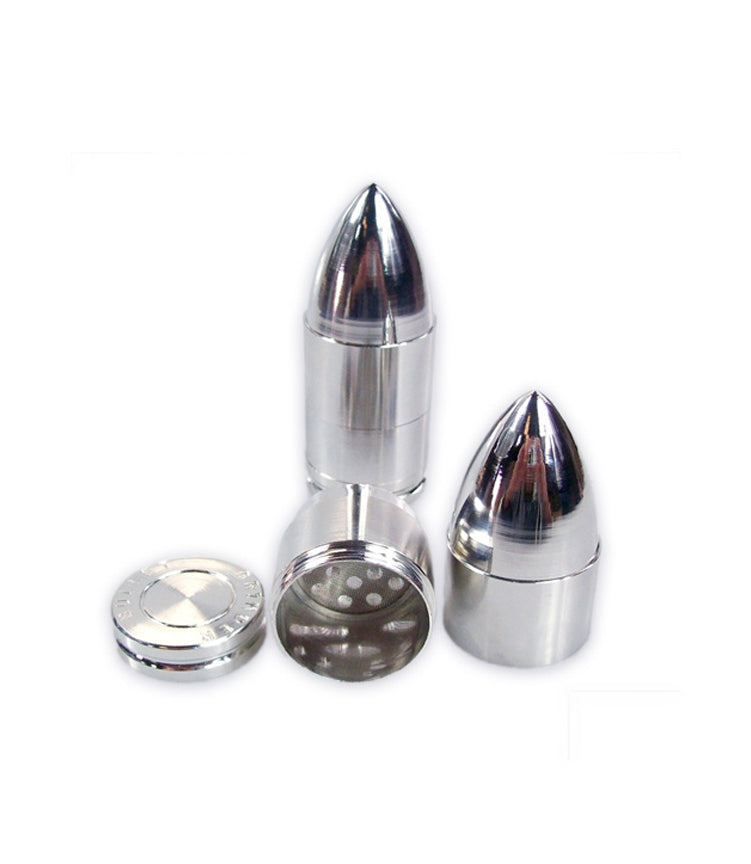 Bullet Herb Grinder Metal 3 Piece