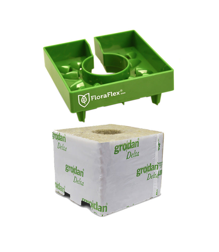 Floraflex Floracap Solid 6" (150mm) With Grodan Block
