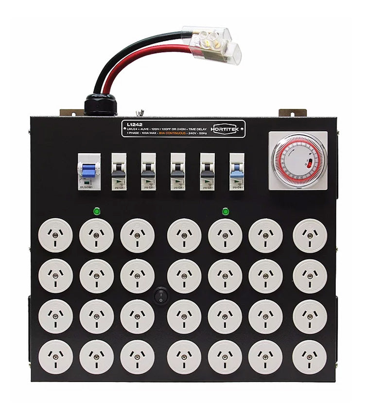 Hortitek LMU 24 Outlet 12 on/12 off or 24 on 100amp Single Phase