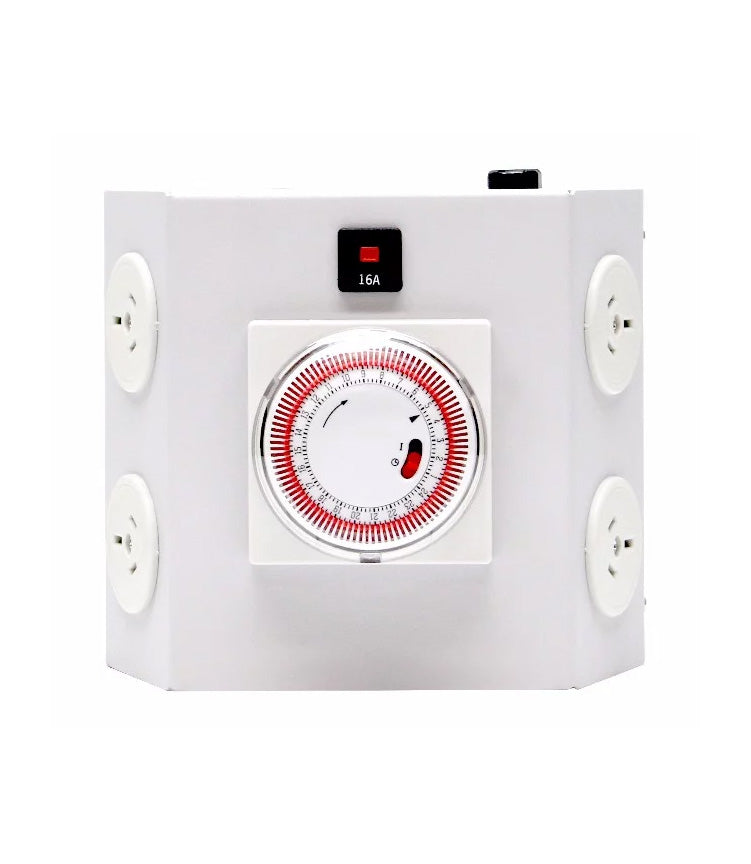 Hortitek 2400 Watt Timer 4 Outlet LMU 16amp