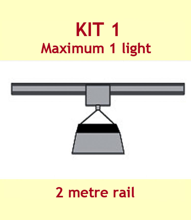 Light Mover Kit 1 (Suits 1 Light) on 2mtr Rail