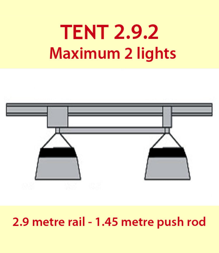 Light Mover Tent 2.9.2 (2 Lamps Inline)