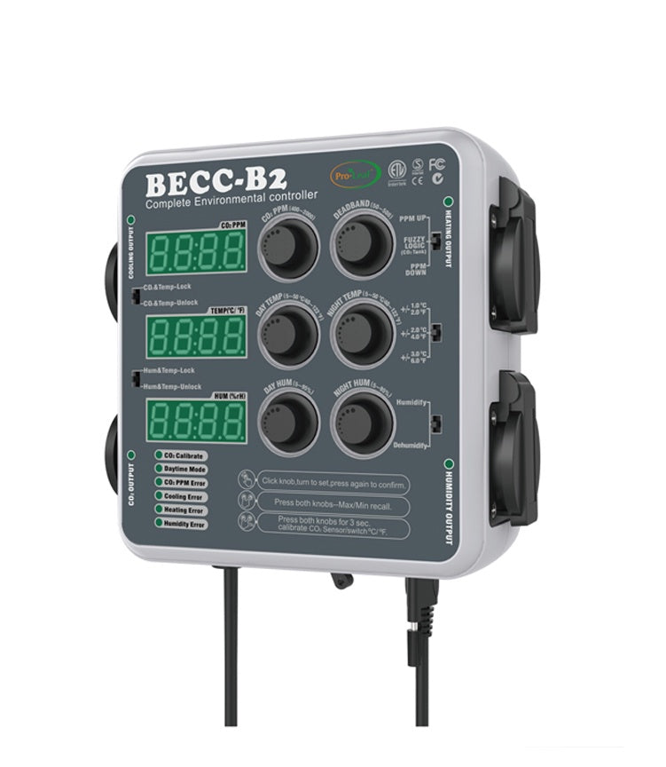 Pro Leaf Multi-Function Environmental Controller BECC-B2 CO2 Controller