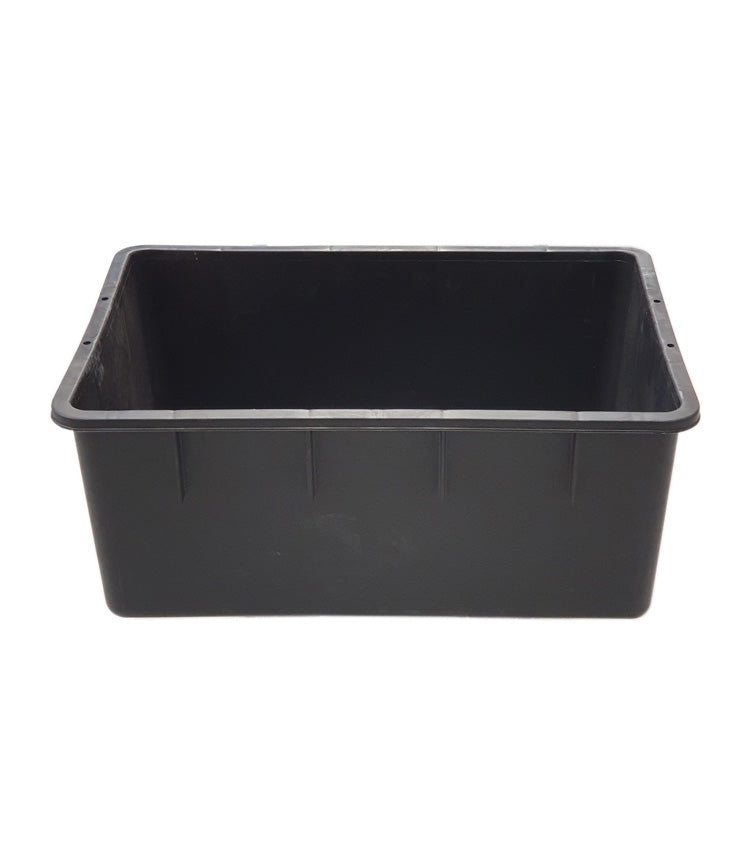 Black Rectangular Tub Reservoir 160L