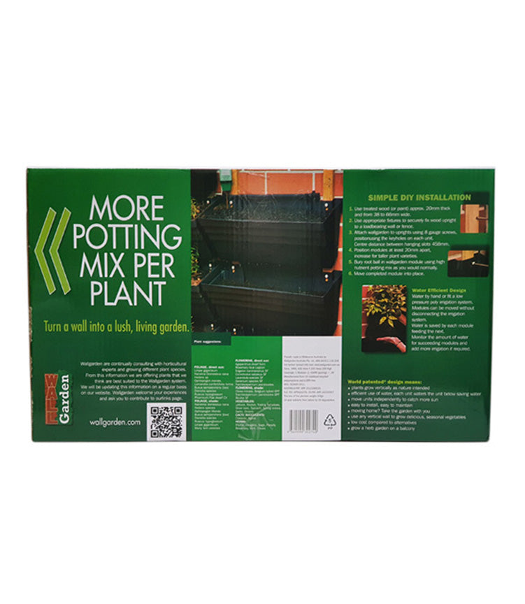 Vertical Wall Garden 600mm Single